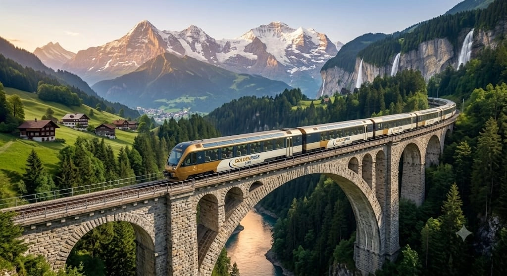 İstanbul Hareketli Bernina Express ve Goldenpass ile Alplerin İzinde Bir Avrupa Masalı Turları